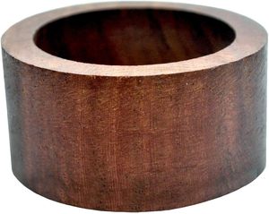 Juego de 12 Anillos para Servilletas de Madera, Hechos a Mano en India, Decoración de Mesa, Anillos para Servilletas de Madera, Hechos a Mano en India - Product Image 4