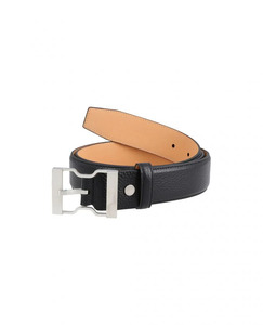 Ceinture élégante pour hommes OEM 2025 Nouveau cuir véritable avec logo sur mesure Dernier design Ceinture de style formel à boucle ardillon - Product Image 1