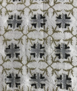 Traditional <b>Indian</b> Handblock Printed Cotton <b>Fabric</b> with Ethnic Motifs Sustainable Textile - Product Image 2