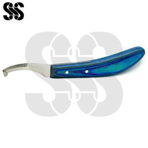 Good Supplier Newest Trendy Right-Handed <b>Hoof</b> Knife Double-Ended Farrier Trimmer Ultra Sharp Curved Blade Rust Resistant - Product Image 4