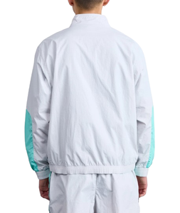 Chaqueta Cortavientos Impermeable con Bloques de Color, Cuello Alto, Logotipo Frontal, para Senderismo y Actividades al Aire Libre, para Hombre Adulto - Product Image 2