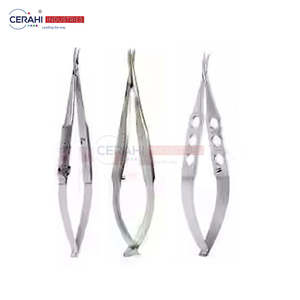 Juego de instrumentos oculares oftálmicos de alta calidad de 14 piezas, herramientas de acero inoxidable para cirugía de cataratas Clase I con caja - Product Image 4