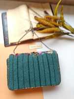 Sac à main perlé vert, sacs à main à fleurs en bandoulière, sacs à perles de fleurs brodées à paillettes, cadeau pour elle, pochette en perles de rocaille