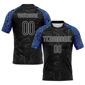 Dernier maillot de volley-ball personnalisé noir rose blanc à sublimation, séchage rapide, respirant, 100% polyester, ensembles de vêtements de sport - Product Image 2