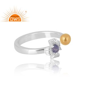 Anillo de piedras preciosas de tanzanita Natural de plata de ley de nuevo diseño, joyería personalizada para mujer, regalo para ella - Product Image 4