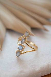 Stylish Mix Shape Rainbow Labradorite Gemstone <b>925</b> Solid Sterling <b>Silver</b> <b>Ring</b> Rainbow Gemstone Fine Jewellery <b>Silver</b> <b>Ring</b> - Product Image 2