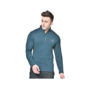 Veste en polaire à manches longues, col montant coupe-vent pour homme, demi-fermeture éclair, 2023 Polyester, impression personnalisée de qualité supérieure, 100% - Product Image 3