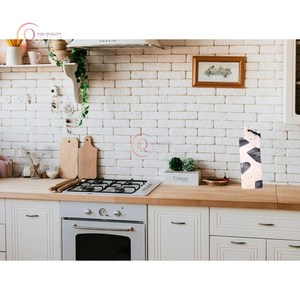 Classic Style Kitchenware Tabletop Marble Butcher Board White Custom Color Chopping Block Comfort Handle Modern Cooking Supply - Product Image 5