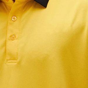 New Design Wholesale Men Polo Shirt 220 GSM Cotton Men Fashion Polo Shirt Custom Logo <b>Printing</b> Yellow High Street Shirts for Men - Product Image 6