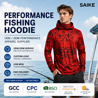 Chemise de pêche personnalisée pour homme, manches longues, respirante, ventilée, résistante à l'eau salée, couleurs vives, séchage rapide, fournisseur OEM en gros