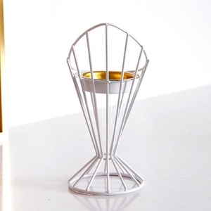 Fil de fer fait en forme de cône Design minimaliste simple Brûleur d'encens durable fabriqué à la main Installation de couleur personnalisée Usine directe - Product Image 2