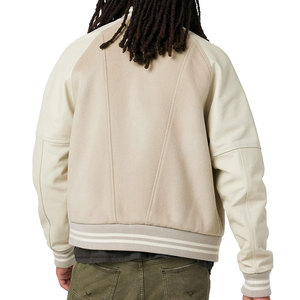 Vêtements de sport OEM broderie chenille personnalisée veste universitaire pour hommes personnalisée veste de laine de baseball d'université hommes - Product Image 3