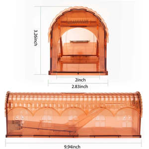 กับดักหนูขนาดใหญ่10นิ้ว2แพ็คนักฆ่าแบบพกพาสำหรับการควบคุมศัตรูพืชในบ้านฟาร์มออกแบบสไตล์สัตว์สำหรับไล่หนูฤดูร้อน - Product Image 1