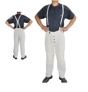 Protection de sécurité contre les vêtements de travail industriel de haute qualité nouveau pantalon de soudage en cuir de protection - Product Image 3