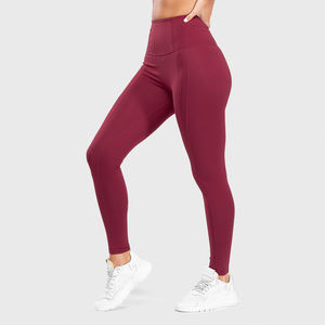 Ensemble de yoga sans couture de couleur rouge pour la salle de sport et le fitness, meilleur prix bas, ensembles d'entraînement OEM pour femmes, ensemble de yoga - Product Image 4
