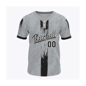 2025 proveedor de fábrica directo personalizado equipo jugador nombre béisbol Jersey nuevo estilo transpirable multicolor dos botones Softball Jersey - Product Image 4