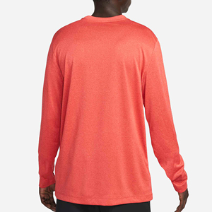 Nueva llegada de alta calidad logotipo personalizado impresión mejor diseño 2025 algodón poliéster lavable cuello redondo hombres camisas de manga larga - Product Image 2