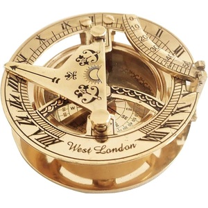Instrument de Navigation Nautique en Laiton Indien Boussole de Poche Magnétique Gravé Retour Design Vintage Maritime Au Prix de Gros - Product Image 4