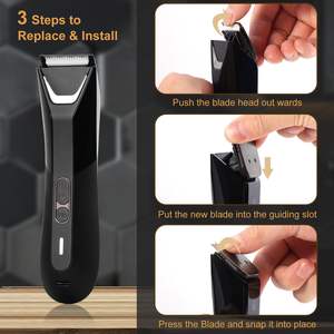 Cuchilla de Cerámica Higiénica con Protector Metálico, Cuchillas de Repuesto para Recortadoras y Cortadoras de Cabello - Product Image 2