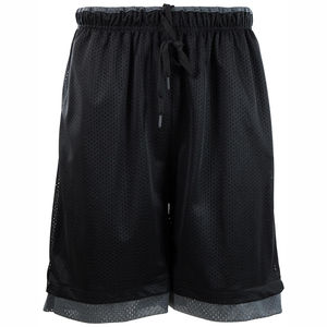 Shorts de basket-ball en maille de polyester de haute qualité pour hommes, sur mesure, respirants, double couche, grande taille, vêtements de sport - Product Image 1