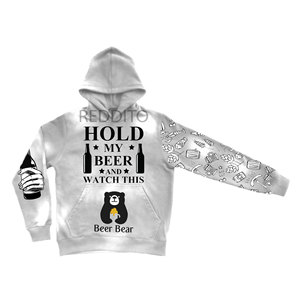 Sweat à capuche homme hiver 500 g/m² en molleton épais de haute qualité, écoresponsable, coupe décontractée, 100 % coton brodé - Product Image 1