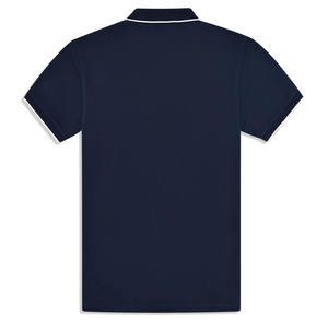 Camisetas de Golf de Algodón y Seda de Secado Rápido para Hombre, de Alta Calidad, con Logotipo Bordado Personalizado para Polos de Color Sólido - Product Image 6