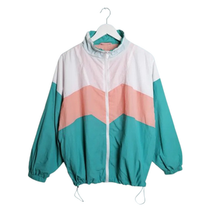 Chaqueta Deportiva Impermeable para Correr, Estilo Casual, con Cremallera, Cuello Alto, Logotipo Frontal, a la Moda para Hombre - Product Image 1