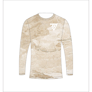 เสื้อยืดแขนยาวลายพรางสีแทนสำหรับผู้ชาย แบบซับลิเมชั่นสั่งทำพิเศษ สำหรับล่าสัตว์ ตกปลา กีฬา แอธเลติก ตรา Trackstar OEM รับผลิตแบรนด์ส่วนตัว TSI-G05-P0789 - Product Image 2