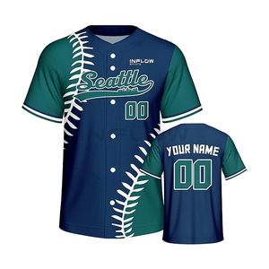 Conjuntos de Uniformes de Béisbol Personalizados 100% Poliéster para Hombre y Jóvenes, Uniformes de Softbol Sublimados OEM, Ropa de Béisbol y Softbol - Product Image 2