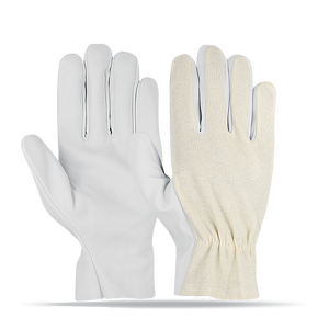 Gants de travail d'assemblage Gants d'assemblage de sécurité en cuir d'origine avec doigt complet avec taille et logo personnalisés - Product Image 3