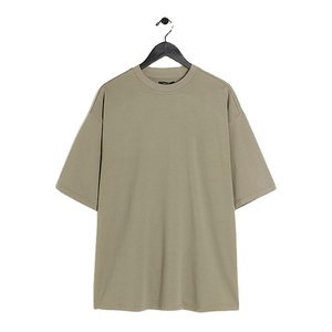 เสื้อยืดคอกลมสำหรับผู้ชายผ้าคอตตอนสำหรับ100% เสื้อถัก2024ออกแบบโลโก้ได้ตามต้องการ - Product Image 1