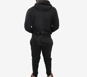 Men's Custom 100% Cotton Two-Piece Training <b>Tracksuit</b> Winter Jogging Sweatpants Set Polyester and Cotton - Product Image 4