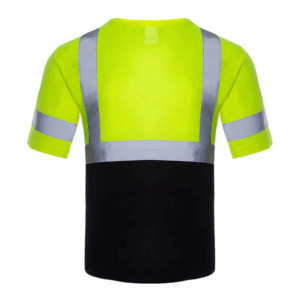 เสื้อยืดแขนสั้นแบบสะท้อนแสงสำหรับผู้ชาย เสื้อโปโลทำงานแบบสะท้อนแสงสำหรับผู้ชาย พร้อมแถบสะท้อนแสง - Product Image 4