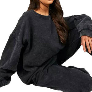 Survêtement de qualité supérieure pour femmes, jogging personnalisé, style décontracté, 100% coton, survêtement à rayures pour femmes - Product Image 3