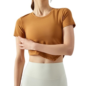 เสื้อยืดครอปท็อปผู้หญิงผ้าฝ้าย 100% คุณภาพสูง ทรงหลวม สไตล์สตรีทแวร์สำหรับฤดูร้อน ขายส่งจำนวนมาก - Product Image 1