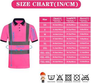 Logo personnalisé vente en gros chemises de construction de sécurité vêtements de travail haute visibilité vêtements de sécurité polo réfléchissant t-shirt de sécurité - Product Image 4