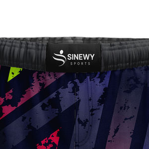 Pantalones cortos de entrenamiento personalizados para hombres, ropa deportiva de verano, playa, poliéster, gimnasio, pantalones cortos deportivos - Product Image 2