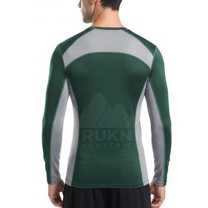 Top Trend <b>Men</b> Compression <b>Shirt</b> Athletic Sportswear Long Sleeve Quick Dry <b>Stretch</b> Fit Eco-Friendly Spandex/Polyester Workout - Product Image 2