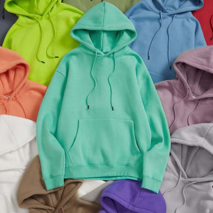 Top Tendance 2025 Logo personnalisé Sweat à capuche décontracté à manches longues pour femmes Pull en polaire vierge avec sweat uni - Product Image 6