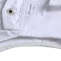 Chaleco Vaquero Más Vendido para Hombre, Invierno, Casual, Logotipo Personalizado, Alta Calidad, Moderno, con Cuello Camisero