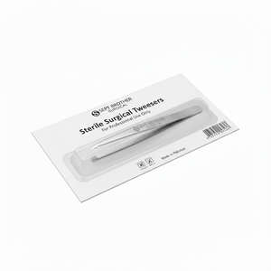 Pinces à épiler professionnelles en acier inoxydable |   Pinces à épiler cosmétiques à pointe inclinée de précision |   Fabricant OEM - Product Image 5