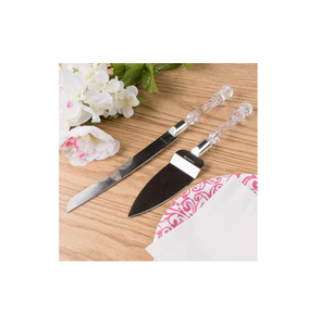 Acier Pizza gâteau serveur outil de coupe spatule gâteau de mariage couteau et serveur ensemble pièce de conception Unique à vendre - Product Image 1