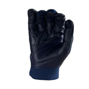 Gants de frappe de baseball en cuir bleu marine à manchette longue 2025 Protection des mains Gants de frappe de baseball - Product Image 3