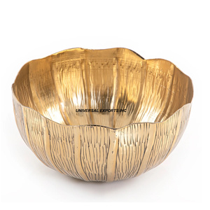 Tazón de Chocolate de Metal con Acabado Dorado, Forma Redonda, Hecho a Mano, Tazón para Dulces, Clásico, Elegante, Nuevo - Product Image 4