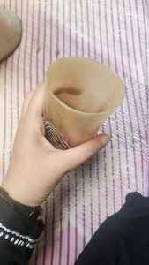 แก้วทรงแตรรูปหมีทำด้วยมือแก้วทรงสั้นดีไซน์โบราณสำหรับบาร์แกะสลักอย่างประณีตสไตล์สัตว์ส่งออกโดยตรงจากอินเดีย - Product Image 3