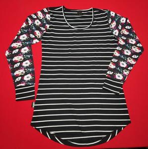 Camiseta de cuello redondo para mujer Suministro al por mayor de exportador indio cómodo y ecológico ¡El mejor precio garantizado! - Product Image 1