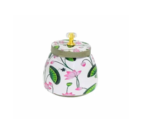 Pot en métal Pichwai artisanal - Écologique et durable - Cadeau de mariage indien pour Diwali - Couleurs/tailles personnalisables - Marque Crafts Village