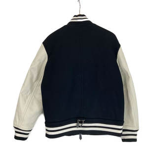 Chaqueta de cuero de lana con letras de béisbol hecha a medida para hombre, chaqueta Versity de alta calidad en varios colores - Product Image 2