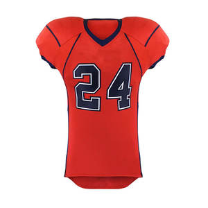 American <b>Football</b> Uniform Sports Wear Embroidered Tops Jersey Sets Style - Product Image 2