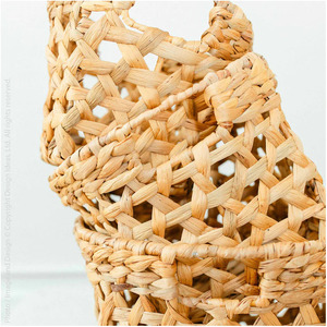 Handwoven Water Hyacinth <b>Basket</b> <b>Storage</b> and Decorative Functional Addition Wholesale Handicraft - Product Image 3
